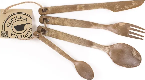 Kupilka aterimet, ruskea