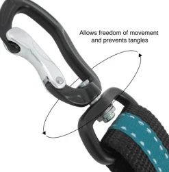 Kurgo Direct to Seat Belt Swivel Tether koiran turvavyö, sininen