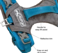 Kurgo Journey Air Harness koirien valjaat, Coral