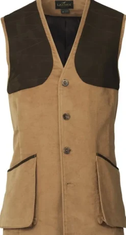Laksen Belgravia Leith Shooting Vest ampumaliivi, vaaleanruskea