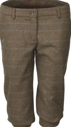 Laksen Bell Breeks naisten polvihousut, ruudullinen