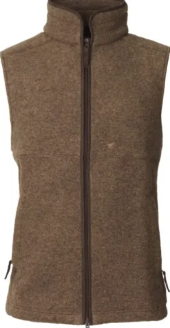 Laksen Isla Vest Fleece Wool liivi, ruskea