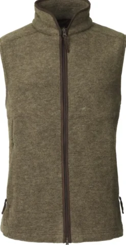 Laksen Isla Vest Fleece Wool liivi, oliivinvihreä