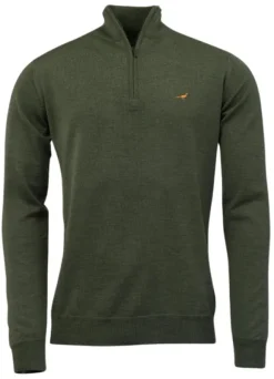 Laksen Norfolk Zip-Neck villapusero, Woody