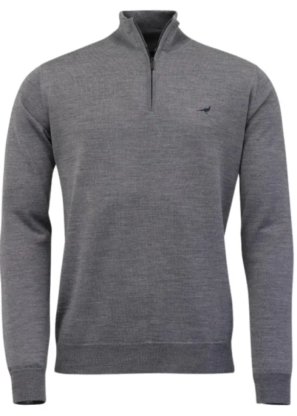 Laksen Norfolk Zip-Neck villapusero, Overcast