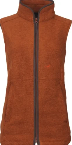 Laksen Pentland Vest naisten fleeceliivi, punaruskea