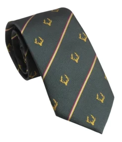 Laksen Regimental Stripe Deer Tie solmio