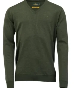 Laksen Sussex V-Neck villapaita, Woody