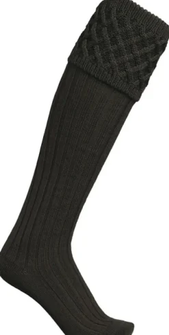 Laksen Windsor Shooting Socks metsästyssukat, musta