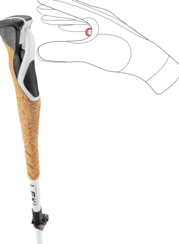 Leki Cross Trail FX Superlite White/Envy/Black