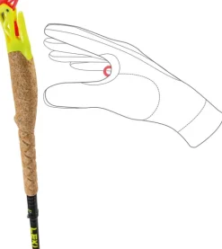 Leki Ultratrail FX One Bright Red/Black/Neonyellow