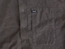 Lemmelkaffe Flannel Shirt Överboda Dark Brown