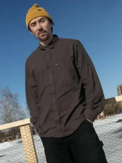 Lemmelkaffe Flannel Shirt Överboda Dark Brown