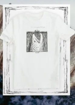 Lemmelkaffe T-Shirt Moby Trout Off White