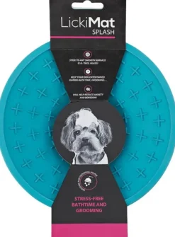 Lickimat koirankuppi Splash sininen 19 cm