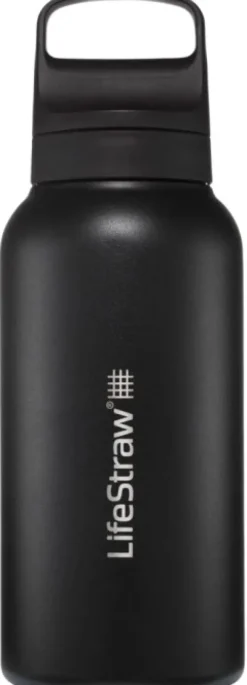 Lifestraw Lifestraw Go 2.0 Stainless Steel 1L vedensuodatin, Black