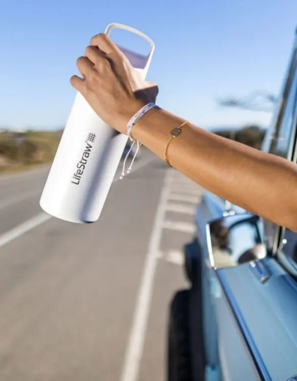 Lifestraw Lifestraw Go 2.0 Stainless Steel 1L vedensuodatin, Black