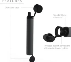 Lifestraw Peak Personal vedensuodatusjärjestelmä, tummanharmaa