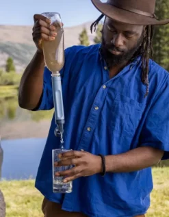 Lifestraw Peak Personal vedensuodatusjärjestelmä, tummanharmaa