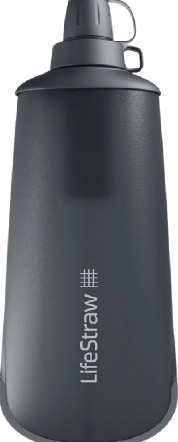 Lifestraw Peak Squeeze 1000 ml vedensuodatin, Dark Grey