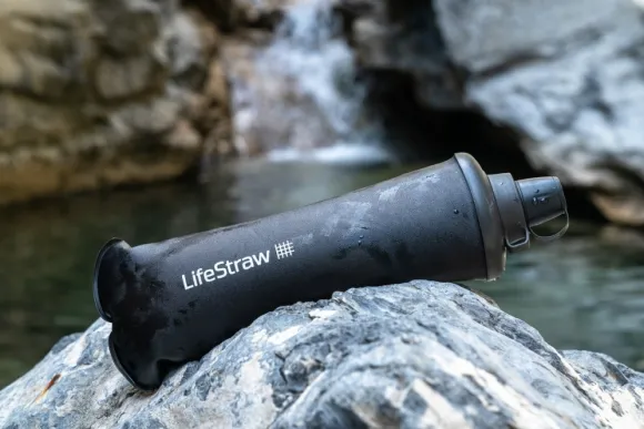 Lifestraw Peak Squeeze 1000 ml vedensuodatin, Dark Grey