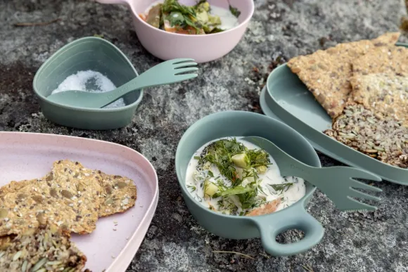 Light My Fire OutDoor MealKit BIO astiasarja, Dusty Pink