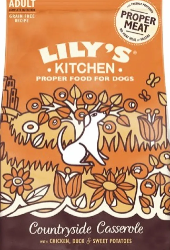 Lily's Kitchen Adult Chicken & Duck Countryside Casserole koirien kuivaruoka, 2,5 kg