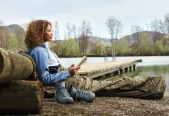 Lowa Renegade GTX Mid naisten vaelluskengät, Smoke Blue