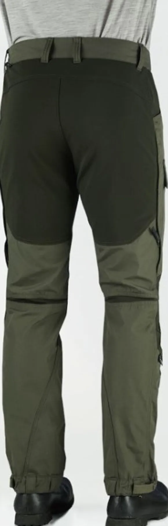 Lundhags Authentic II -ulkoiluhousut tummanvihreä