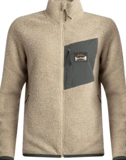Lundhags Flok Wool naisten fleecetakki, beige