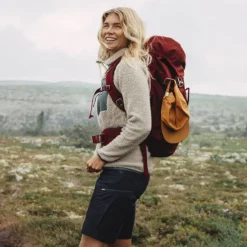 Lundhags Flok Wool naisten fleecetakki, beige