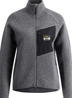 Lundhags Flok Wool Pile naisten takki, Granite