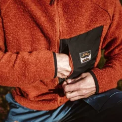 Lundhags Flok Wool Pile takki, punainen