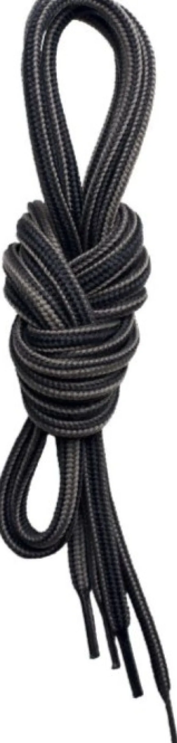 Lundhags kengännauhat, musta/harmaa, 180 cm