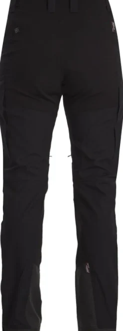 Lundhags Makke High Waist Curved Pant naisten ulkoiluhousut, musta