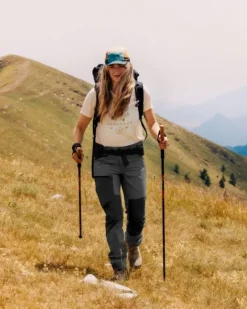 Lundhags Makke Lt Pant naisten housut, Granite/Charcoal