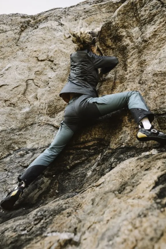 Lundhags Makke Pant naisten vaellushousut, Jade/Dark Agave