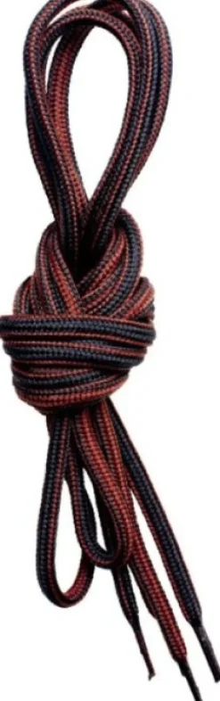 Lundhags Shoe Laces kengännauhat, unisex, musta/ruskea, 200 cm