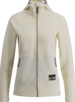 Lundhags Tived Merino Hoodie naisten huppari, Chalk White