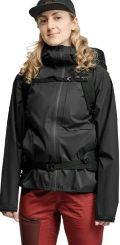 Lundhags Tived Waterproof Jacket naisten takki, Charcoal