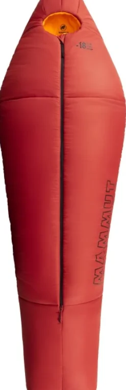Mammut Comfort synteettinen naisten makuupussi -18 °C, punainen