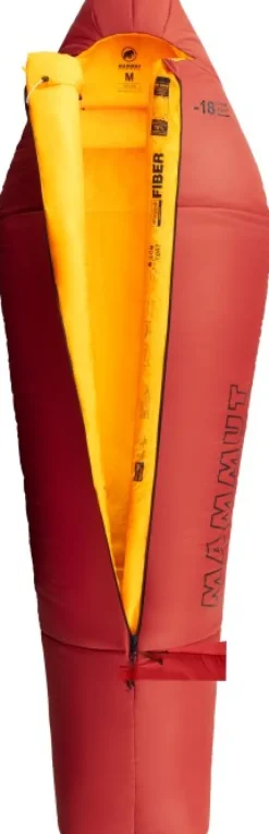 Mammut Comfort synteettinen naisten makuupussi -18 °C, punainen