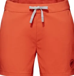 Mammut Hueco Shorts Women naisten kiipeilyshortsit, oranssipunainen