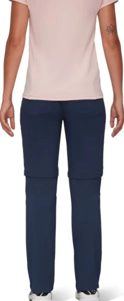 Mammut Runbold Zip Off Pants naisten katkolahjehousut, tummansininen