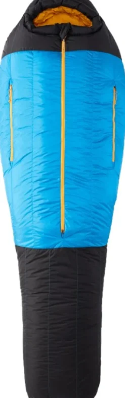 Marmot CWM Long expedition-makuupussi, sininen/musta