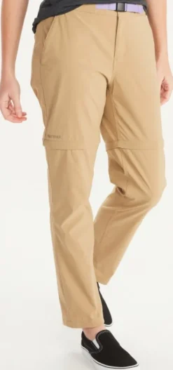Marmot Kodachrome Convertible Pant naisten ulkoiluhousut, beige