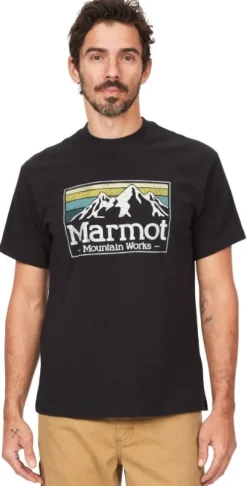 Marmot Men's MMW Gradient Tee SS Black