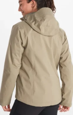 Marmot PreCip Eco Pro Jacket naisten ulkoilutakki, vihreäharmaa