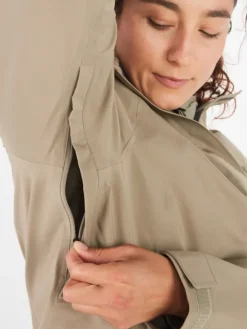 Marmot PreCip Eco Pro Jacket naisten ulkoilutakki, vihreäharmaa