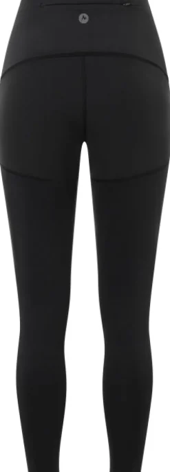 Marmot Rock Haven Hybrid Tight naisten ulkoilutrikoot, musta